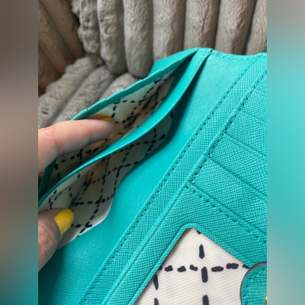 Turquoise Kate Spade Wallet - Picture 12 of 13